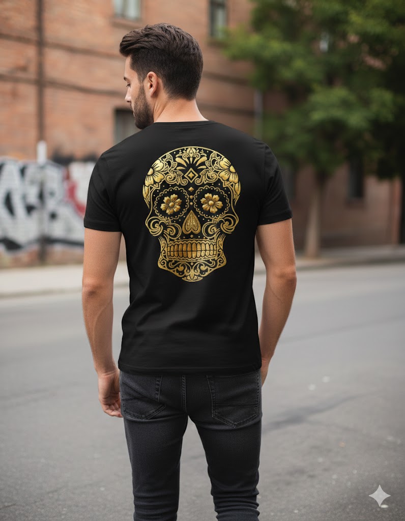 Royal Skull Black Tee